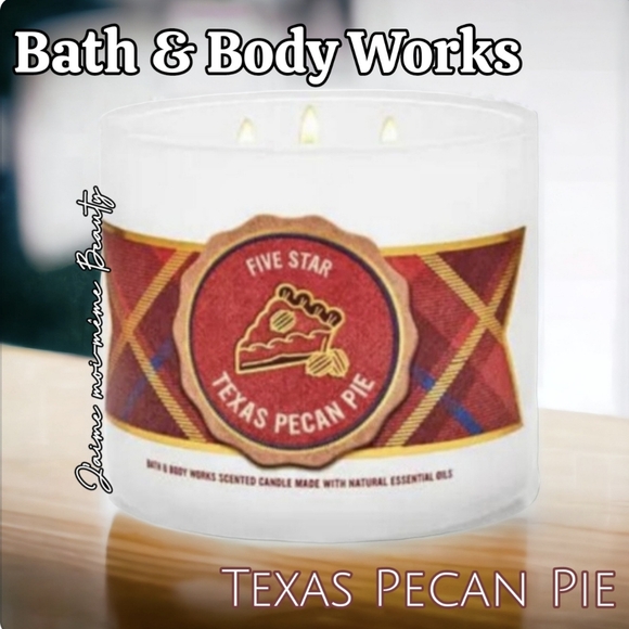 Bath & Body Works Texas Pecan Pie Candle - Picture 1 of 5